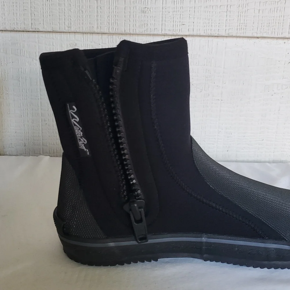 Waterproof Neoprene Scuba Boots. Blk. Large. Men's 11 (See Measurements) NWOT